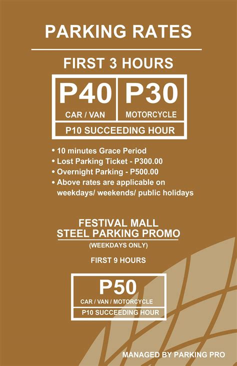 festival mall parking rate